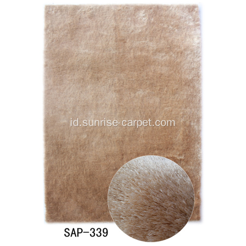 Silk Polyester Thin Benang Shaggy Rug